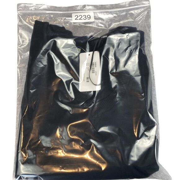 Jamison Sweater Womens Medium Black Long Sleeve Olivia Cut Out V Neck Pullover - Picture 12 of 12